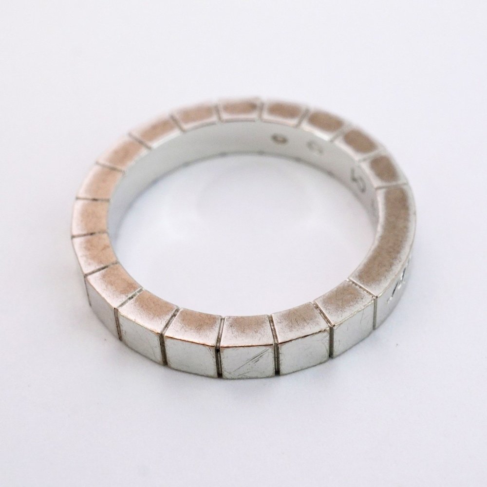 CARTIER 18k Silver Lanier Ring #50 - Picture 8 of 8